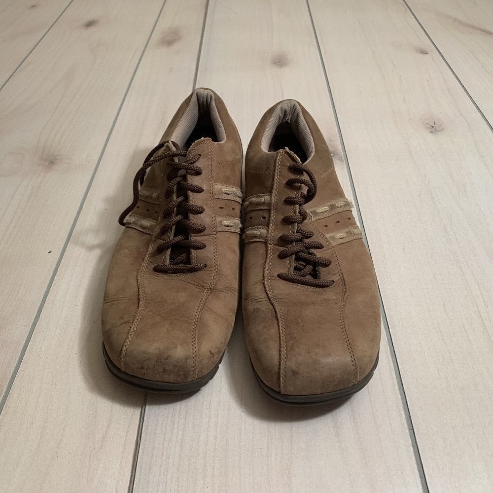 men 13 London Underground‎ casual brown tennis shoe